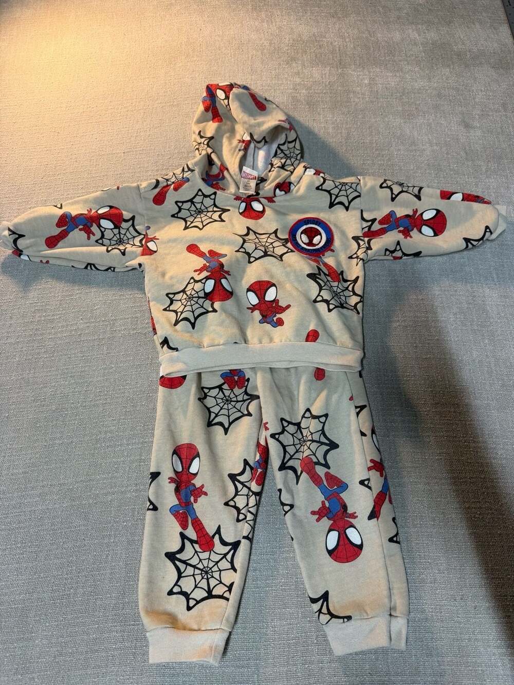 Marvel Spidey Toddler Boys Fleece Pullover Hoodie 2-Piece Set